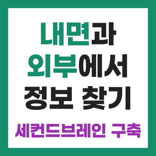 세컨드브레인 구축 정보 수집