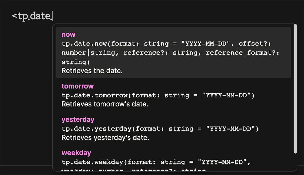 템플릿을 만들어 옵시디언에서 지식 관리하자, Templater 플러그인